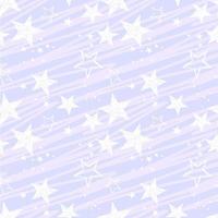 Stars seamless repeat all over pattern vector