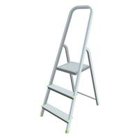 Vector isolated foldable stepladder on white background.