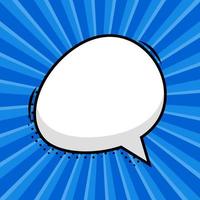 Hand drawn speech bubbles isolated vector