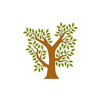 Tree isolated on white background vector