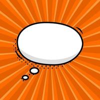 Hand drawn speech bubbles isolated vector