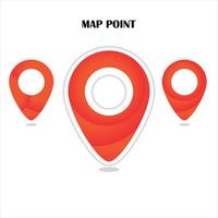 Map Pont Icon Future Simple vector