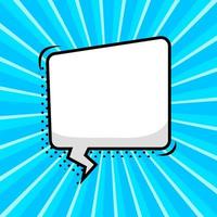 Hand drawn speech bubbles isolated vector