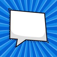 Hand drawn speech bubbles isolated vector