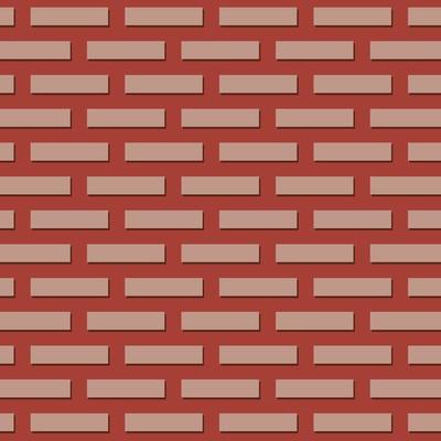Brick wall texture. Brown brick pattern. Design element. Vector background