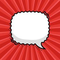 Hand drawn speech bubbles isolated vector