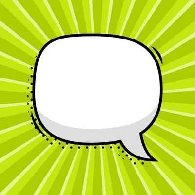 Hand drawn speech bubbles isolated