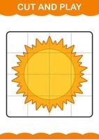 Cut and play with Sun vector