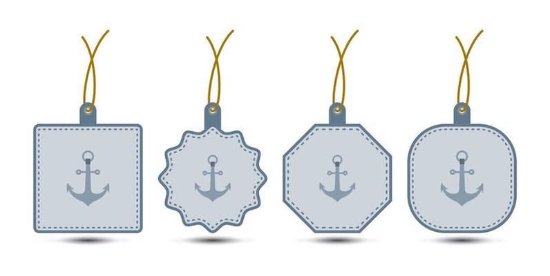 Set of Anchor tags with cord