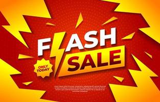 Flash Sale Poster Background vector