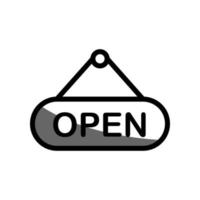 Illustration Vector Graphic of Open Tag icon