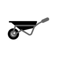 Illustration Vector Graphic of Wheelbarrow icon