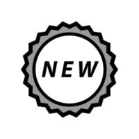 Illustration Vector graphic of new label icon