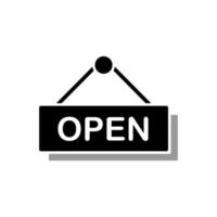 Illustration Vector Graphic of Open Tag icon