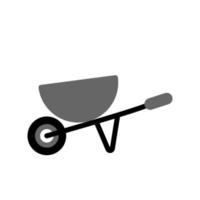 Illustration Vector Graphic of Wheelbarrow icon