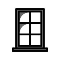 ilustración vectorial gráfico del icono de la ventana vector