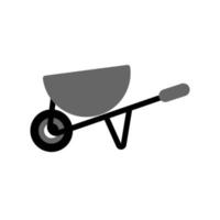 Illustration Vector Graphic of Wheelbarrow icon