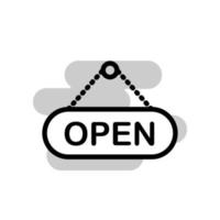 Illustration Vector Graphic of Open Tag icon