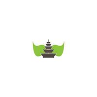 temple vector icon design illustration