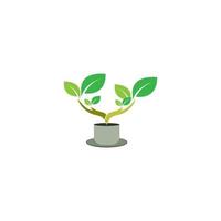 ornamental plant element icon vector design illustration