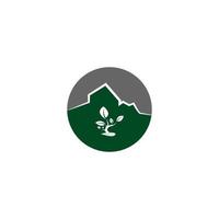 mountains icon logo vector illustration