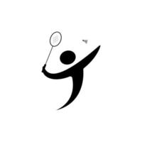badminton vector template icon design illustration