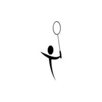 badminton vector template icon design illustration