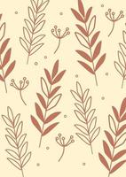 floral pattern background vector