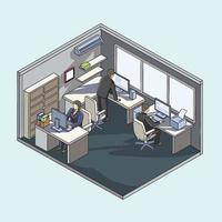 People Professional office worker Isometric vector