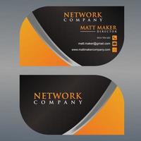 Abstract business card template vector