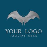 bat logo design vector