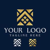 modern real estate logo vector