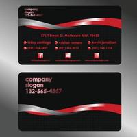 Abstract business card template vector