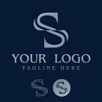 letter s logo free vector