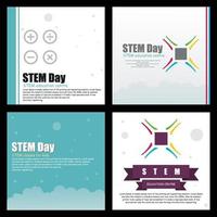 happy stem day vector