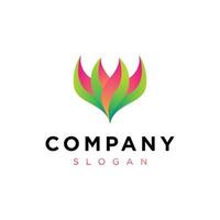 Abstract Flower logo Mark design for business and corporate company vector