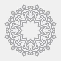 Floral style mandala design illustration Premium Vector