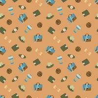 Seamless pattern for the holiday Father's Day. Design for fabric vector