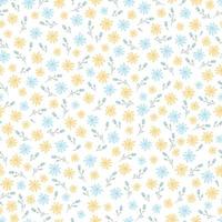 Floral seamless pattern. Pretty flowers. Printing with small gentle flowers. Ditsy print. Cute spring background. elegant template for fashionable printers vector