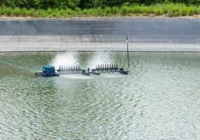 Old water turbine photo