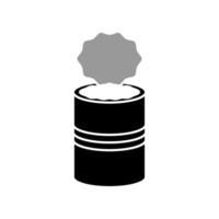 Illustration Vector graphic of tin can icon