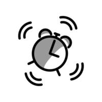 plantilla de icono de reloj de alarma vector