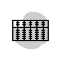 abacus icon template vector