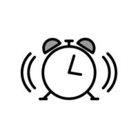 alarm clock icon template vector