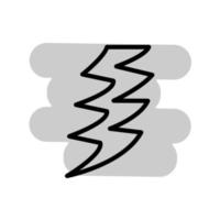 Illustration Vector graphic of lightning icon