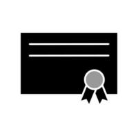 plantilla de icono de certificado vector