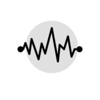 Illustration Vector graphic of heart pulse icon