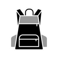 Backpack icon template vector