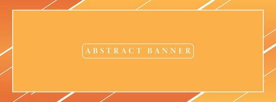 banner abstracto ancho creativo creado con formas geométricas simples vector