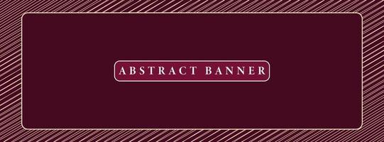 creative wide abstract banner created with simple geometric shapes vector